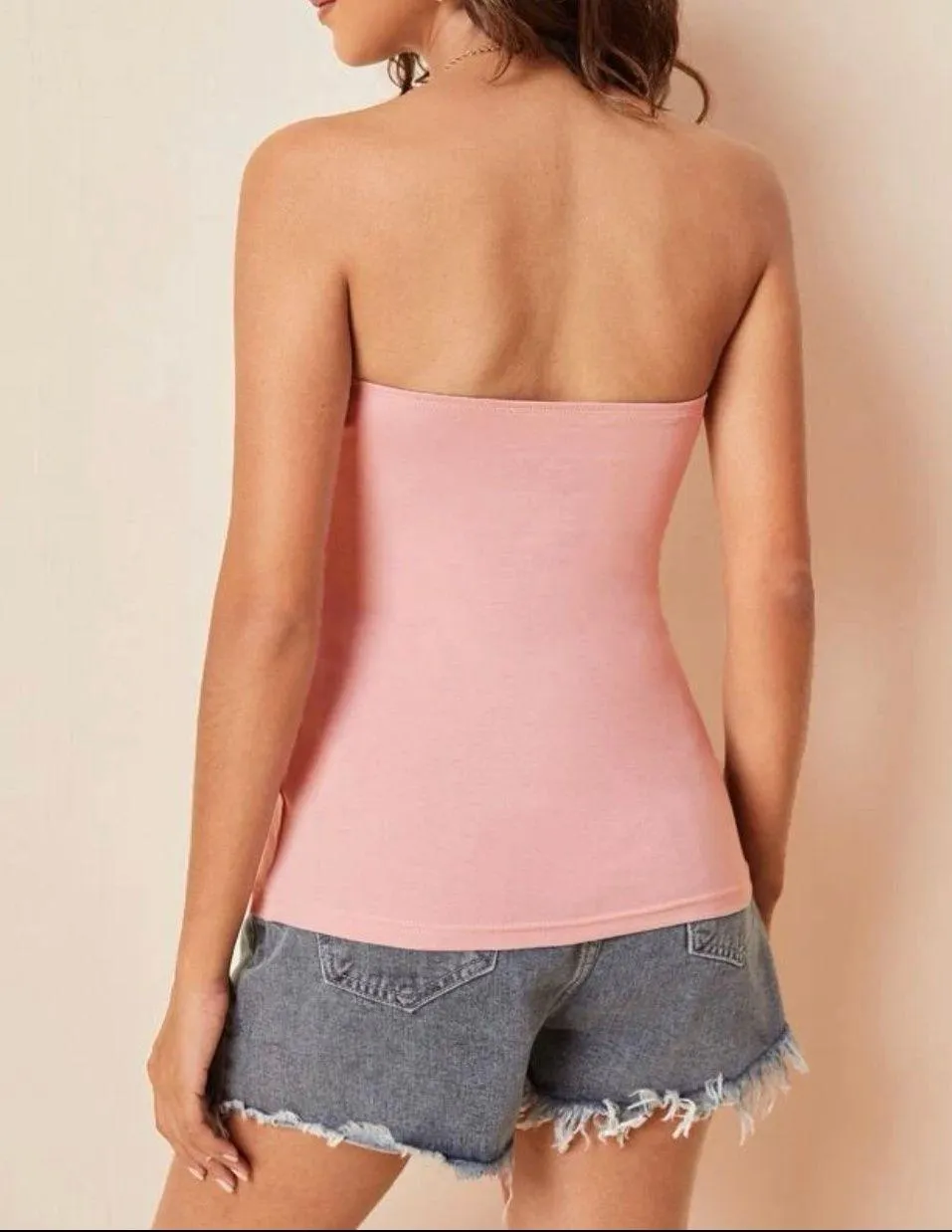 Light Pink Tube Top Size L - Image 2