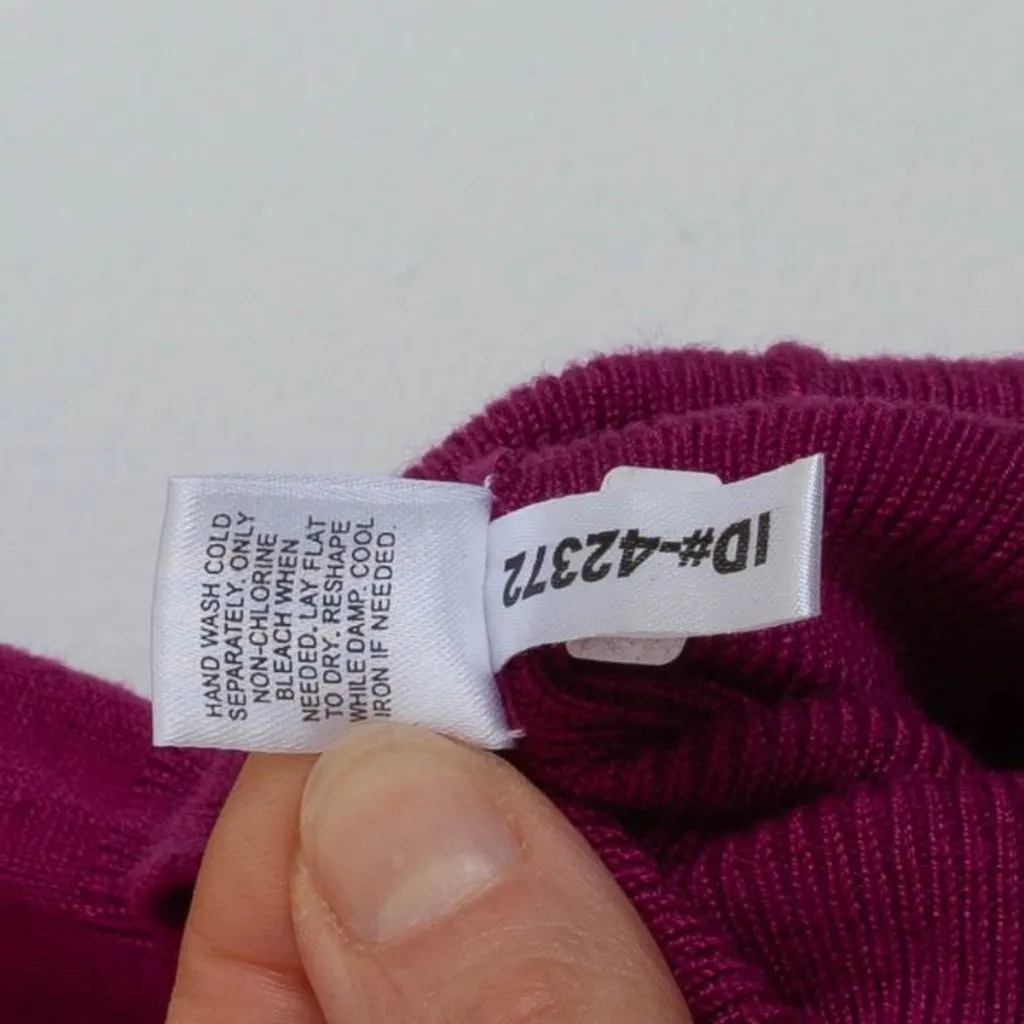 Express Womens Mock Neck Sweater Size‎ XS Puff Sleeve Y2K Preppy Career Work - Image 6