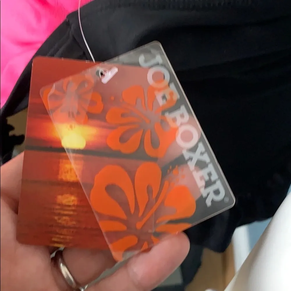 Joe Boxer Black Halter Ruffle One Piece Swimsuit - Image 5