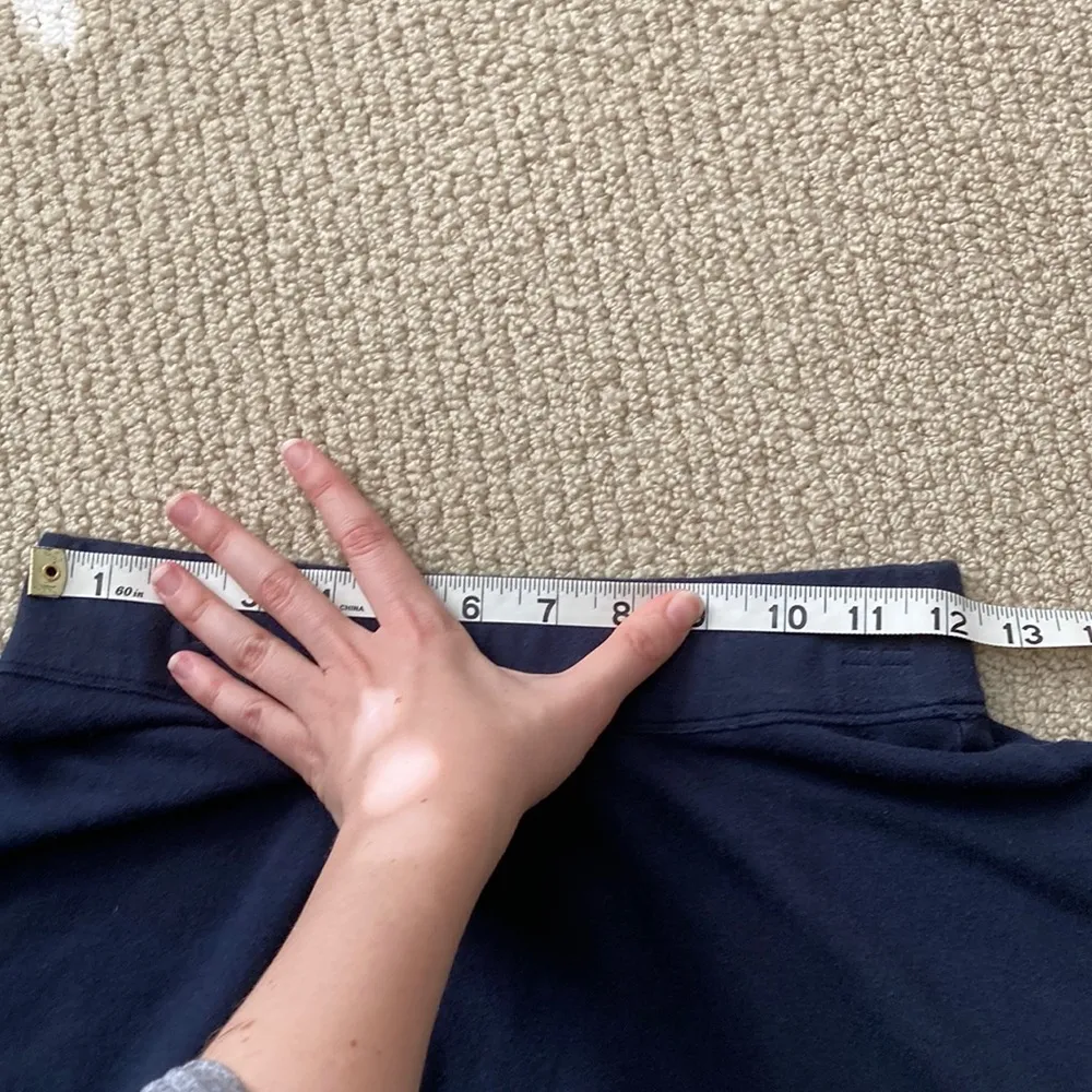 Hollister Navy Blue Mini Skater Skirt Y2K Small Elena Gilbert Bella Swan EUC - Image 6