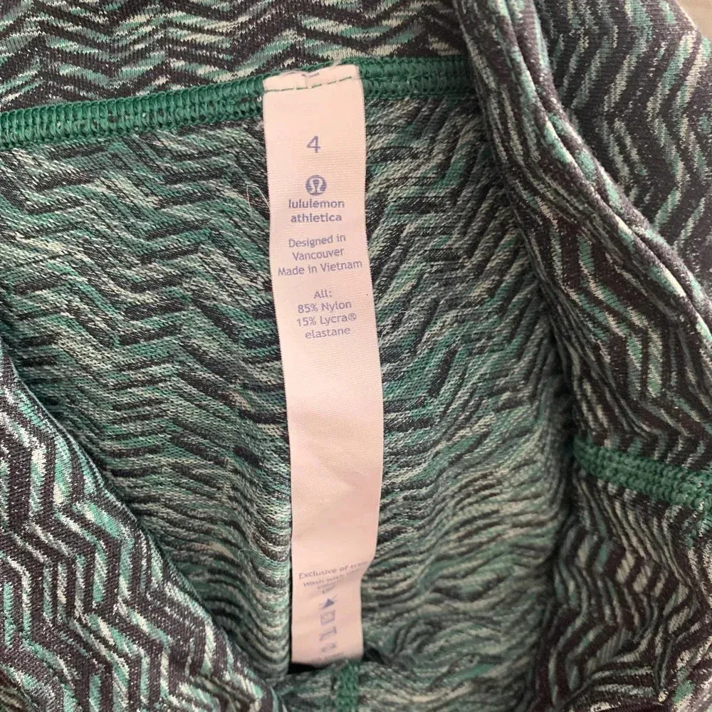 Lululemon Wunder Under Crops Sea Mist Deep‎ Green - Image 8