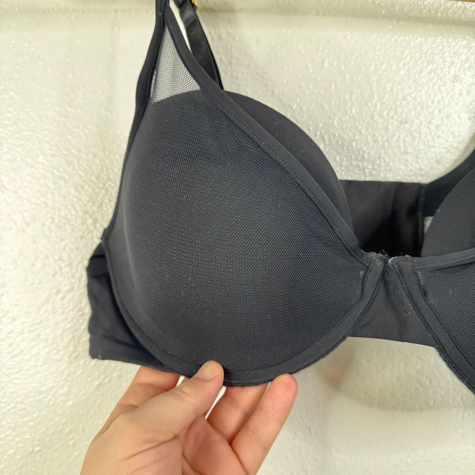 Pepper Black Underwire Bra Size 40A - Image 3