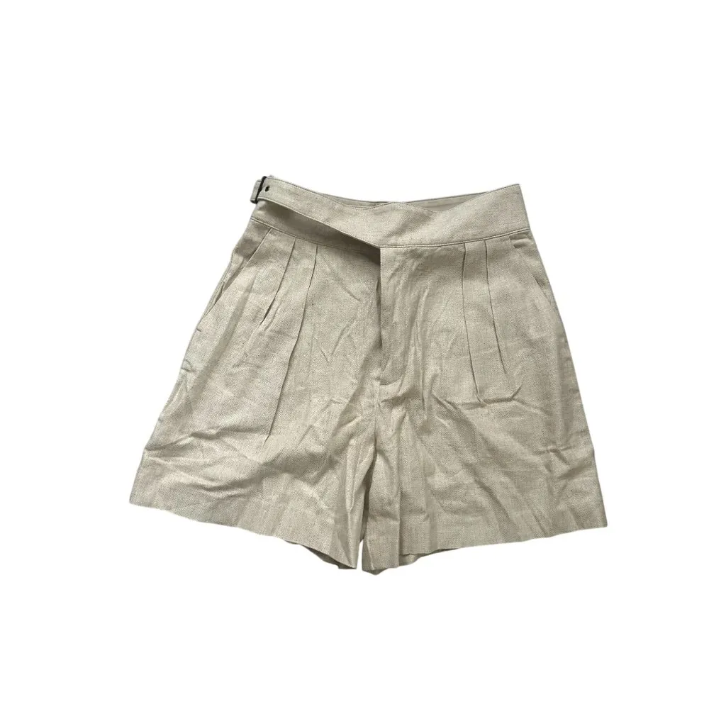 BANANA REPUBLIC High Waisted Khaki Safari Shorts Size 6 NEW NWT - Image 3