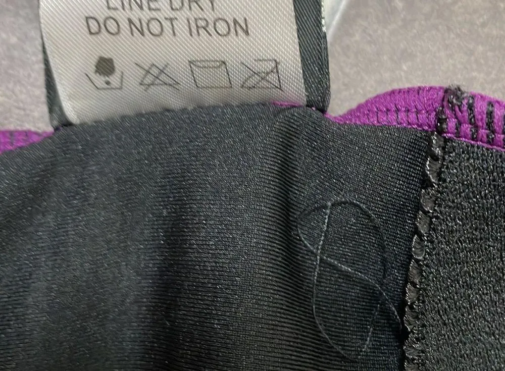 Shore Shapes purple Tankini Top size 8 - Image 12