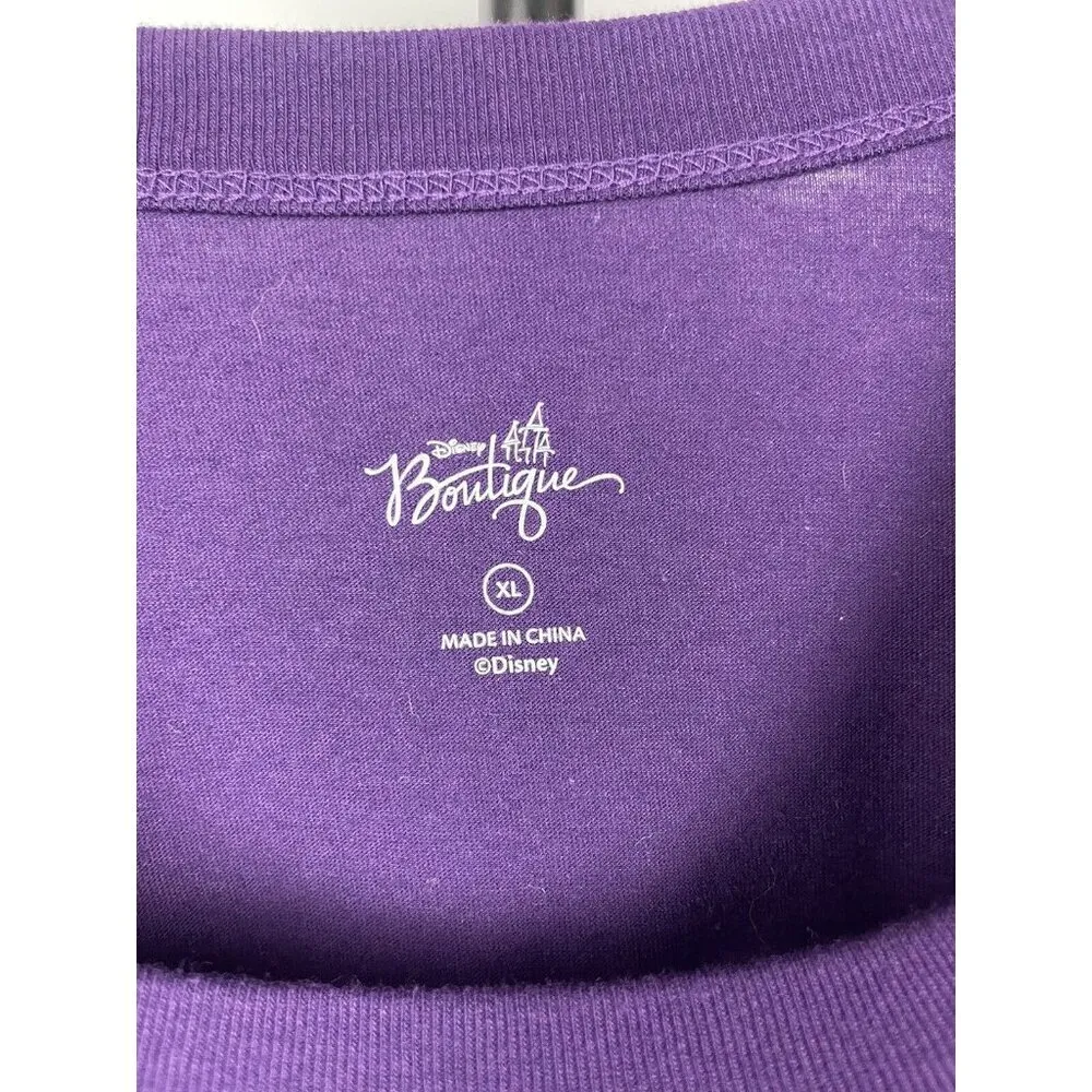 Disney Boutique Mirror Mirror‎ on the Wall Evil Queen Snow White Purple Shirt XL - Image 3