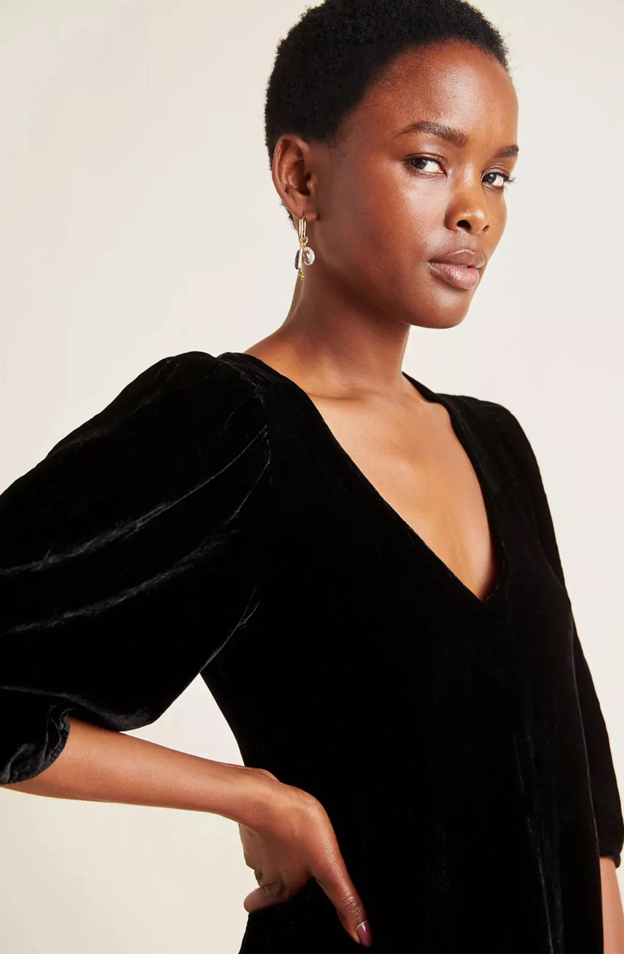 Carissa Velvet Mini Dress - Image 9