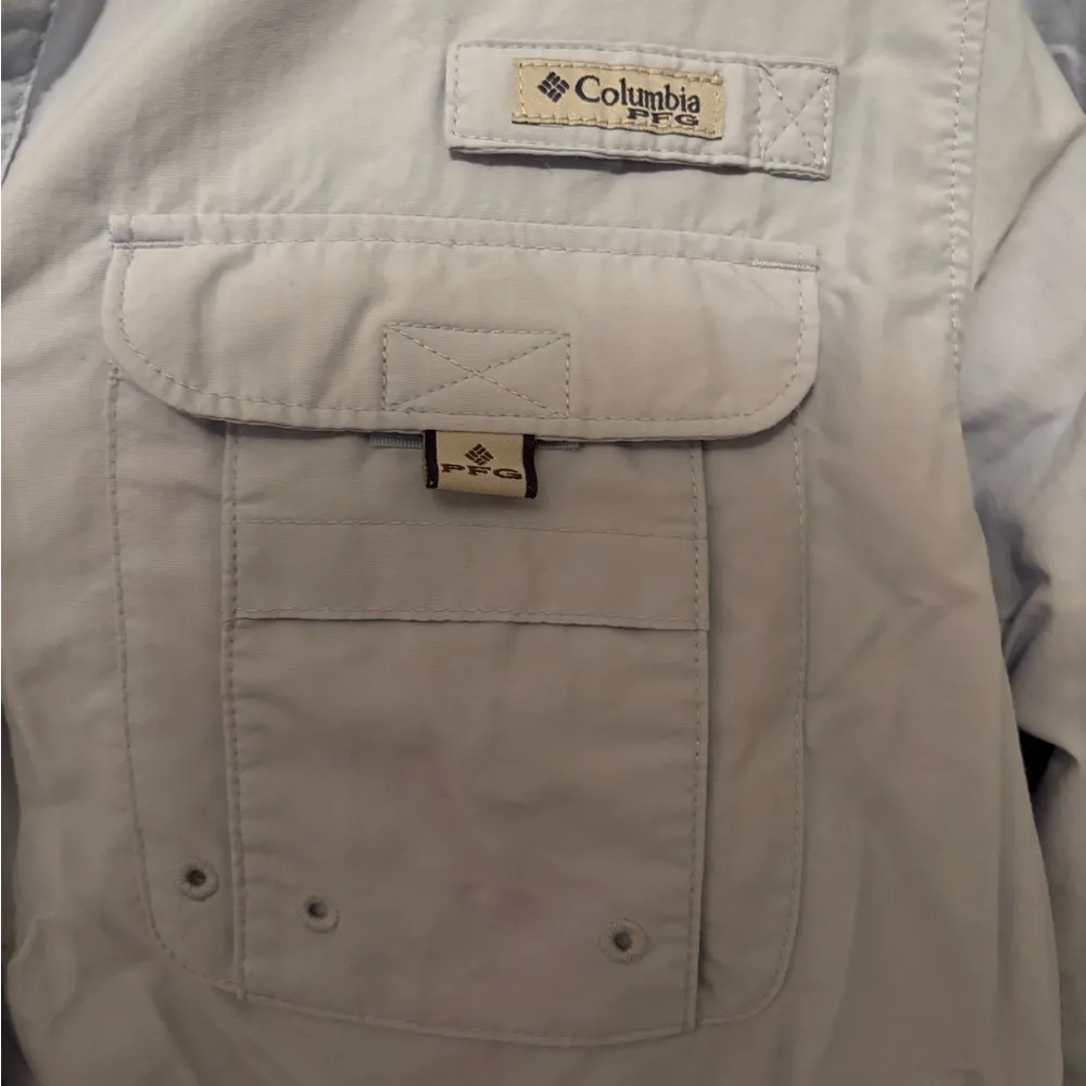 Women's PFG Bahama II Long Sleeve Shirt size large - Image 4