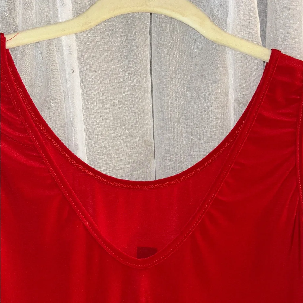 Auditions  Size 1X Red Graphic Bodysuit - Image 7