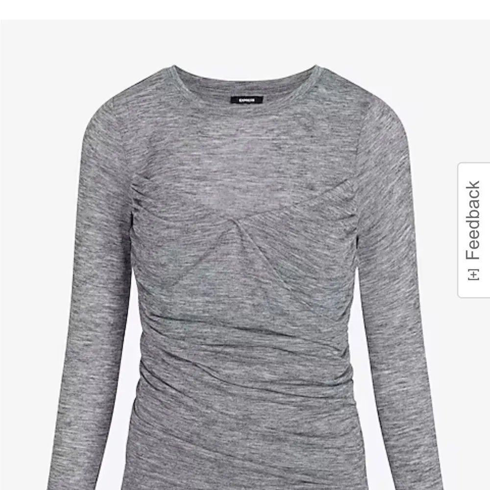 EXPRESS NWT Gray Long Sleeve Top - Image 4
