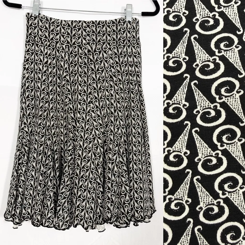 ModCloth Effie’s Heart Dolce Vita Gelato Retro Circle Skirt Ice Cream Cone Print - Image 3