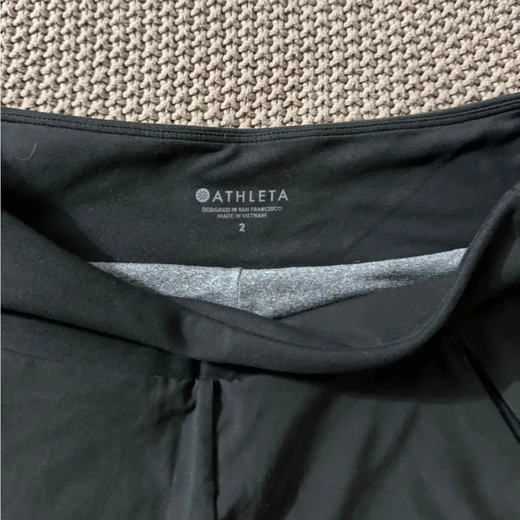 Athleta Women’s Lined Soho Jogger Pants Gray Stretch Activewear Pockets Sz 2‎ - Image 5