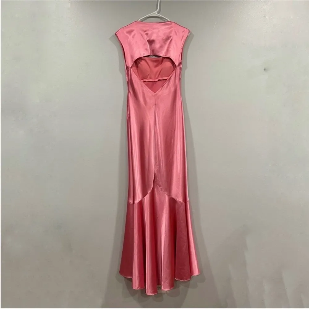 Scene Y2K Pink Back Cut Out Gown Size 5/6 - Image 4