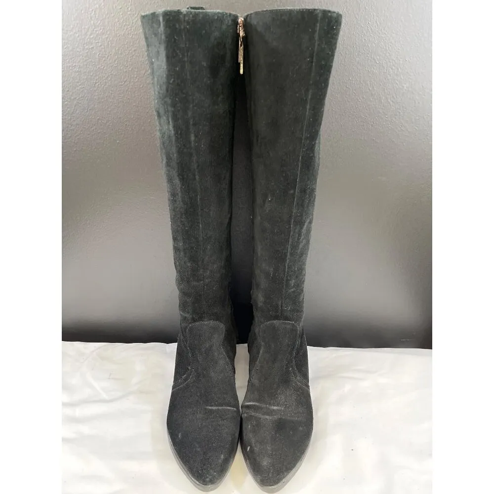 Nine West Nicolah Women's Black Leather Shoes/Boots Size 7.5M SKU 5720 - Image 2