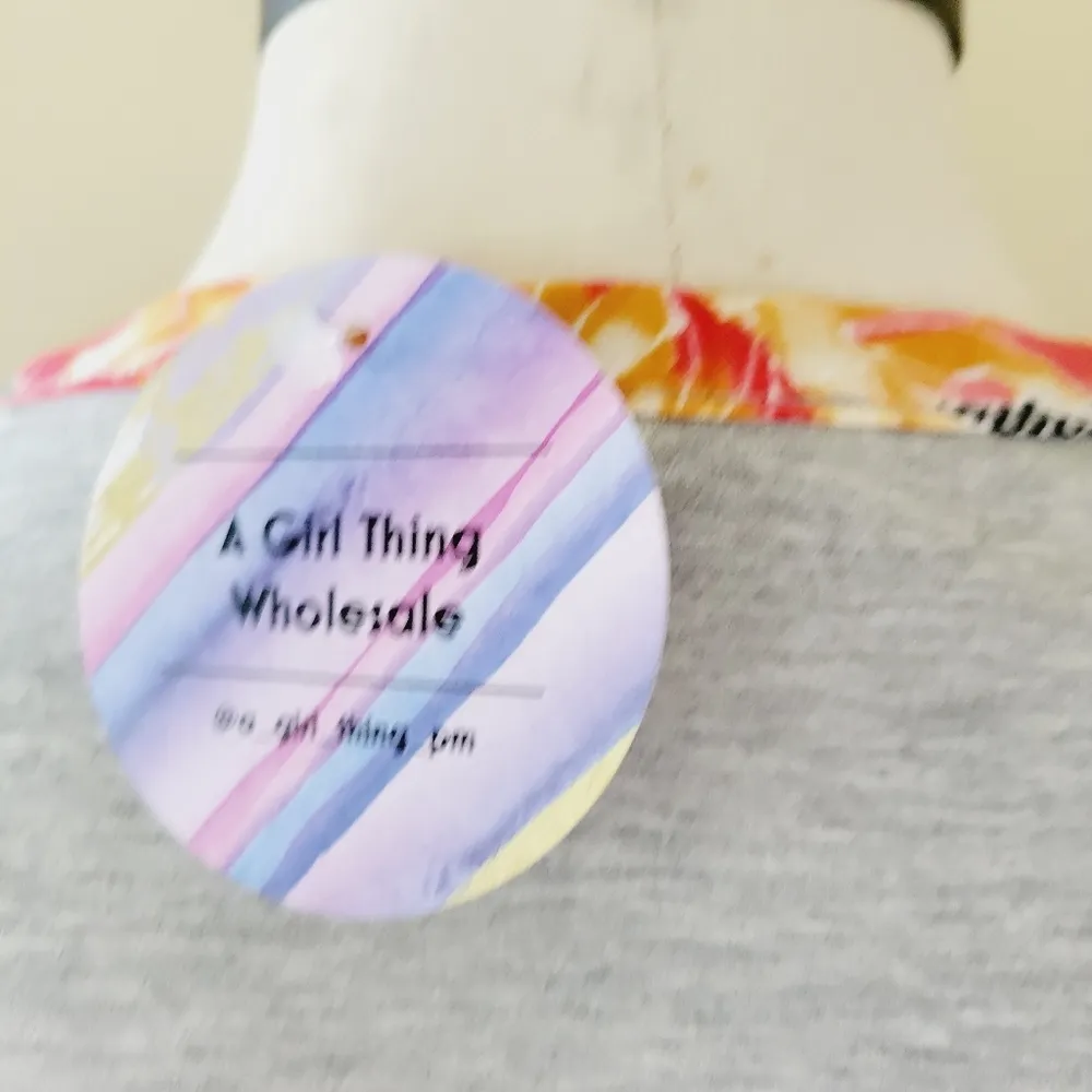 Oddy mixed media plaid floral top size medium - Image 9