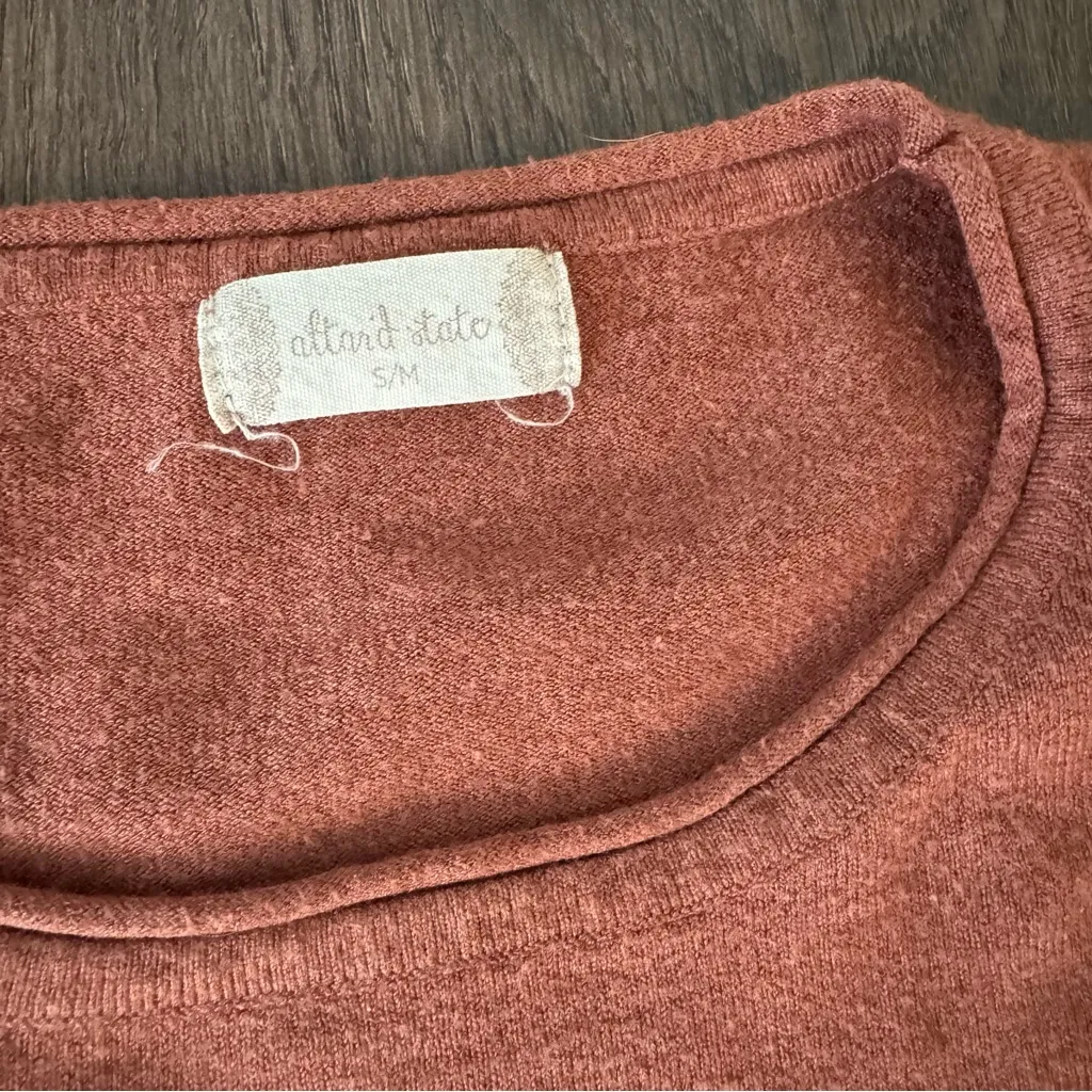 Altar'd State Terracotta Crewneck Sweater - Image 2