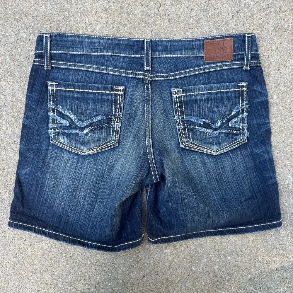 Buckle BKE Sabrina Blue Jean Shorts BK27110 Size 30 - Image 5