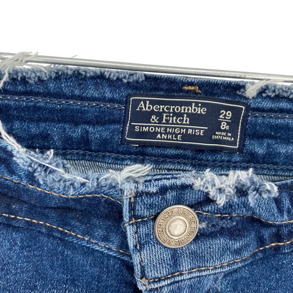 Abercrombie & Fitch Simone High Rise Ankle Jeans - Image 4