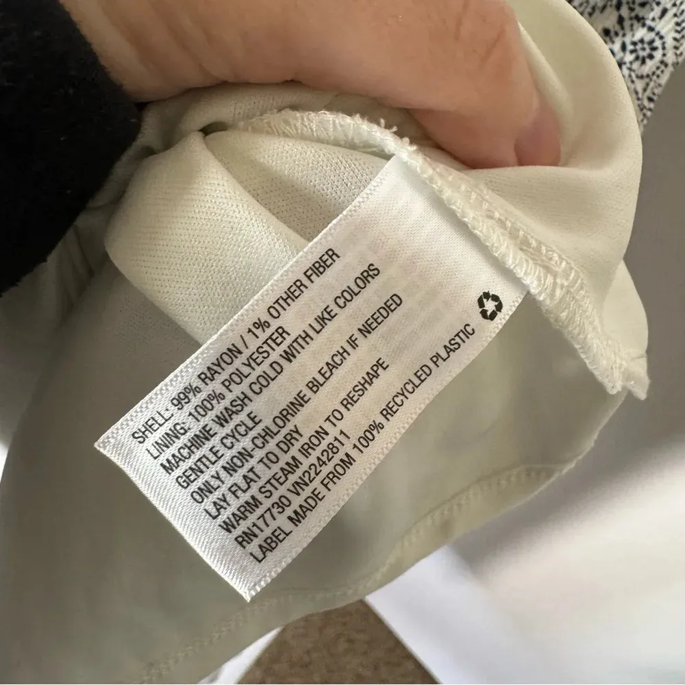 Knox Rose White Floral Paisley Sleeveless Midi Dress Size Large - Image 6