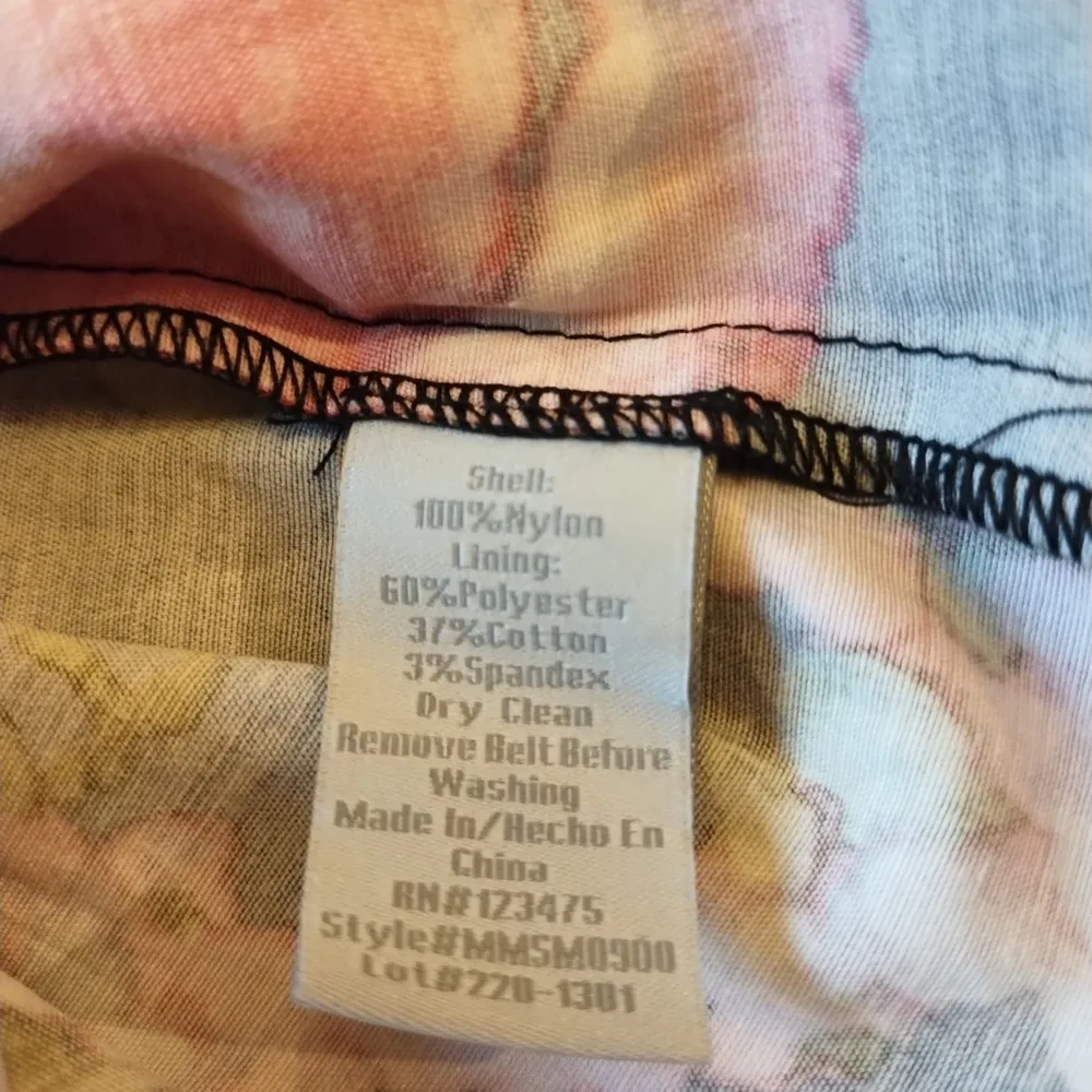 Pearl by Georgina Chapman Dress 4 Black Lace Floral Print Midi Holiday Party - Image 7