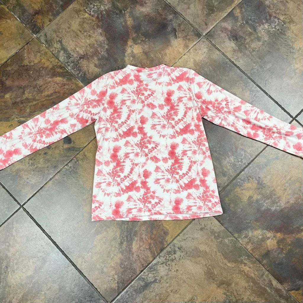 RE Real Essentials Tye Dye Pajama Set Medium Pink - Image 10