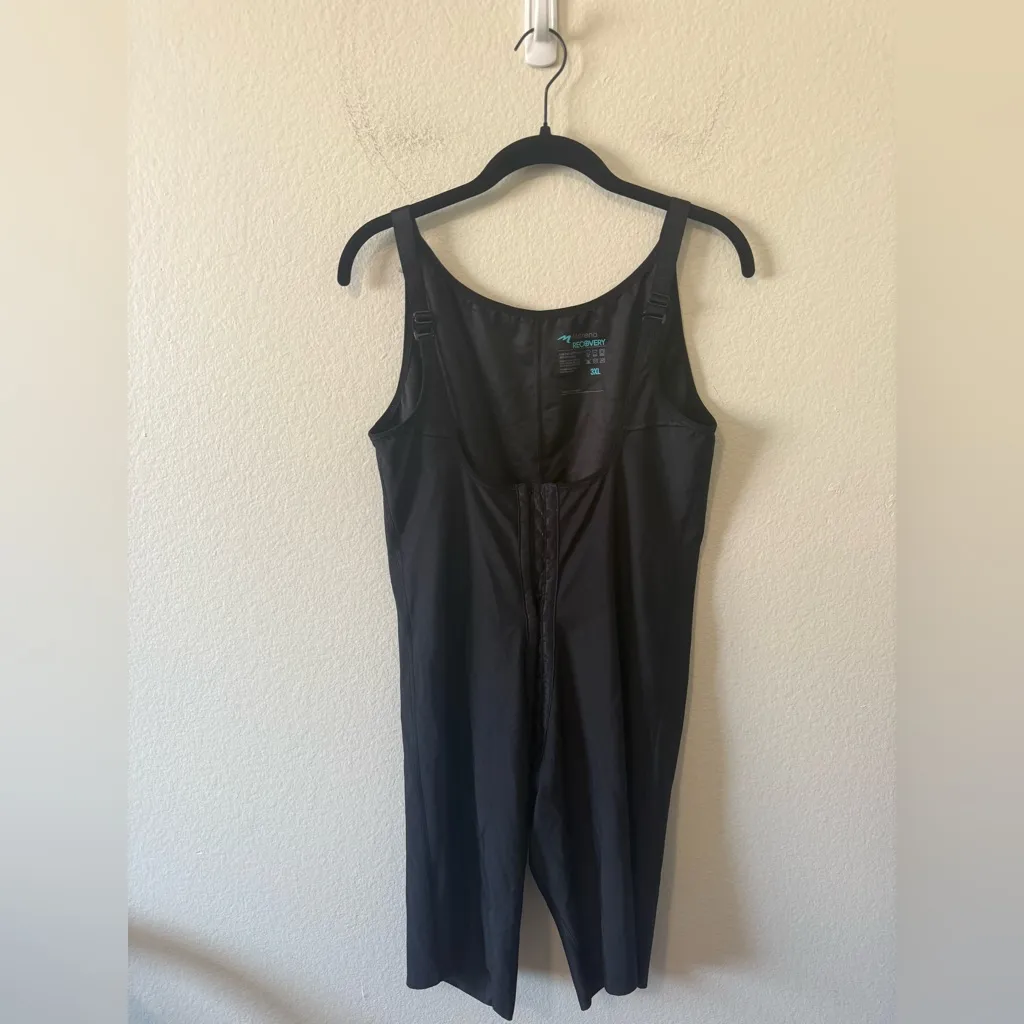 Marena Recovery Compression Bodysuit BBL Thigh Length Black Size 3XL - Image 3