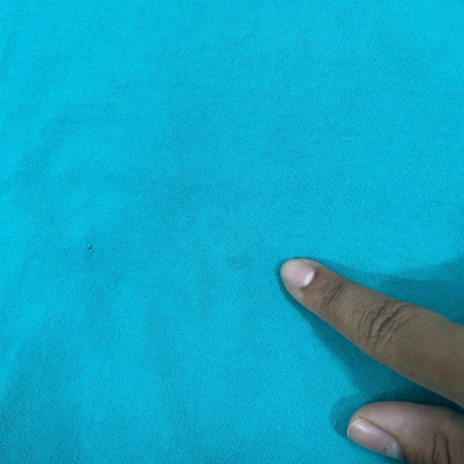 Vintage Mickey & Co. Sgurt Women L Teal Embroidered Short Sleeve Tee Size L - Image 5