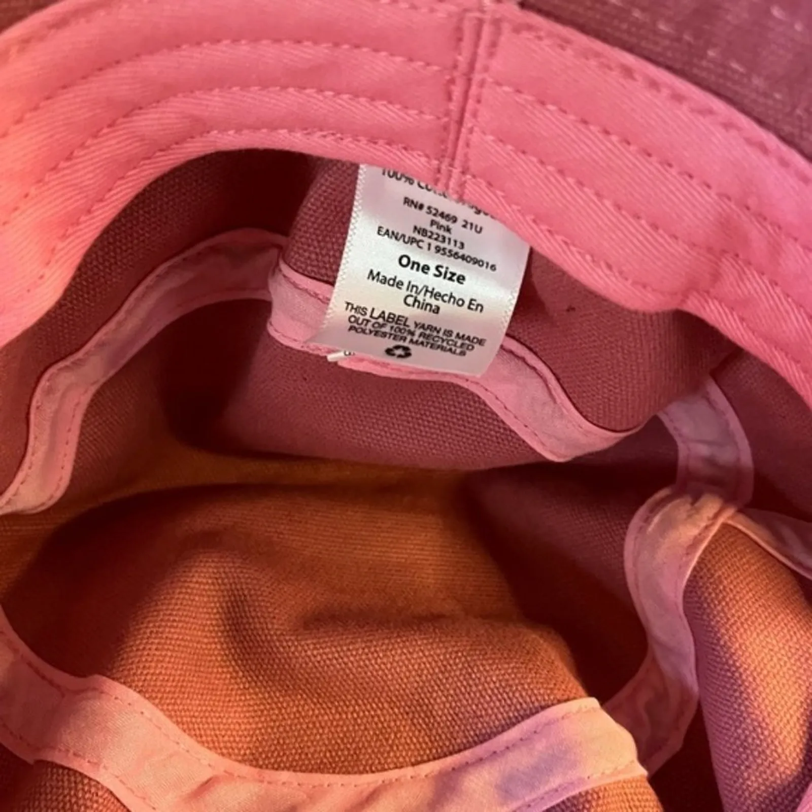 No‎ Boundaries Pink Bucket Hat With Patches - Image 4