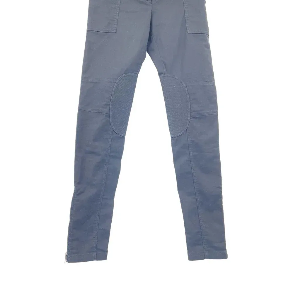 Tara Jarmon Black Biker Skinny Cargo Pants‎ Jeans Size 36 / US 4 - Image 3