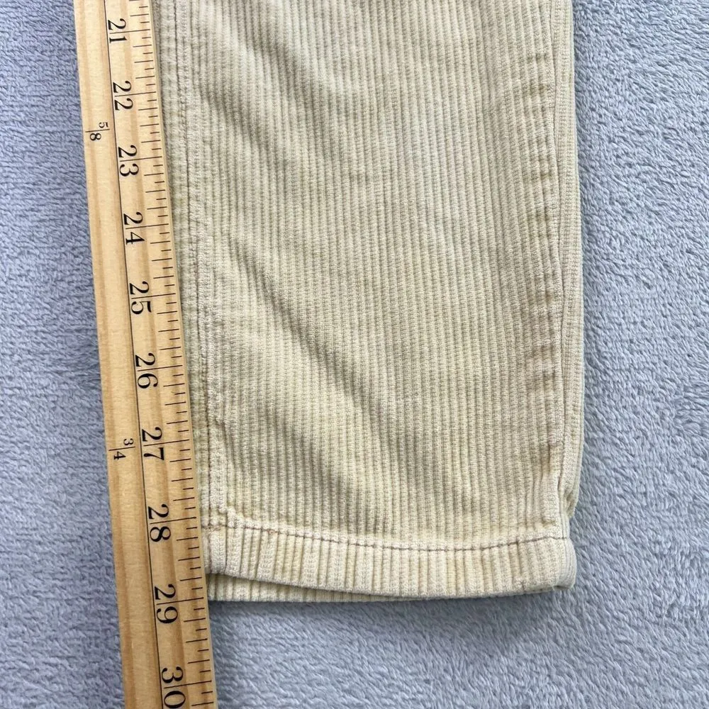 BDG Urban Outfitters Mom High Rise Corduroy Pants Size 26 Washed‎ Faded Beige - Image 7