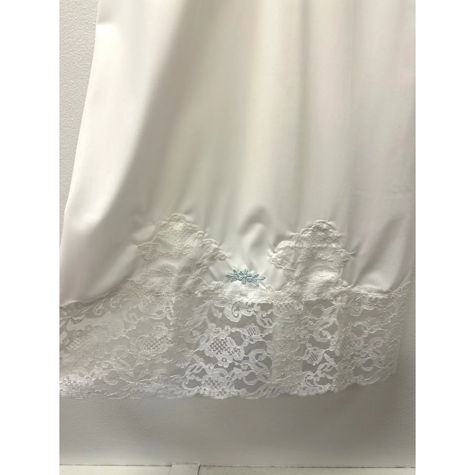 Vintage Gossard Artemis Lace Trim Full Slip White Size 34 - Image 3