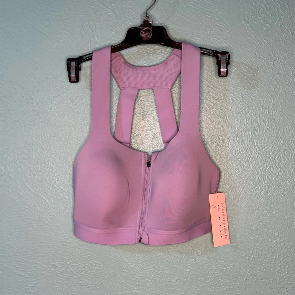 All In Motion Lilac Purple Matching Set High-Rise Legging M and Sports Bra 34C - Image 2