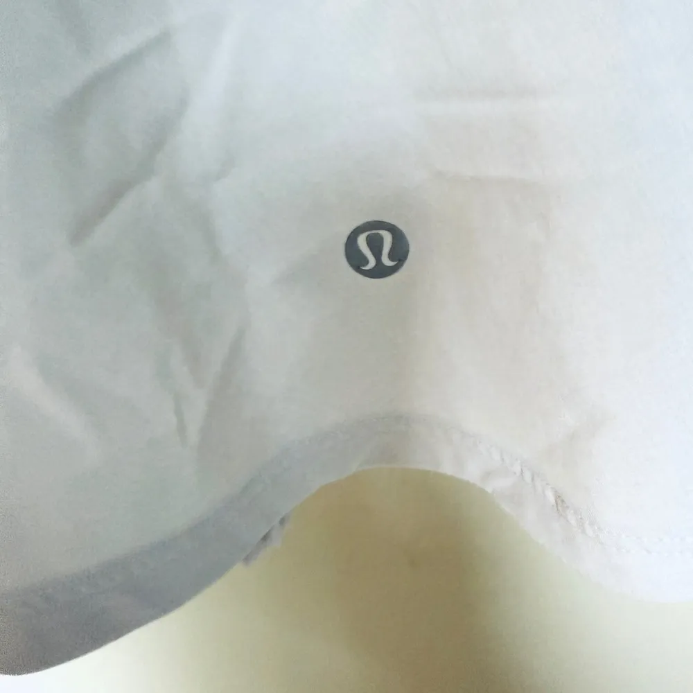 Lululemon Athletic Skirt Pleated Light Grey Tennis Golf Activewear Skort Size 12 - Image 3