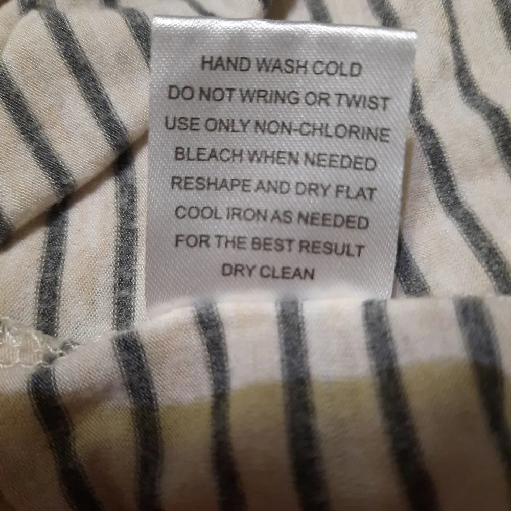 Pink Rose Striped Long Sleeve Tee Small - Image 6