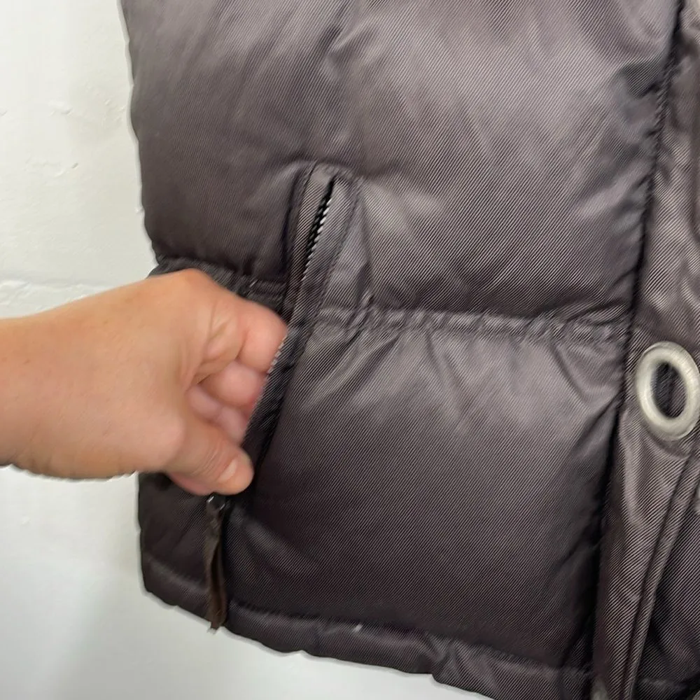 Zero Winter Dreams Utility Puffer Vest with Hood front Zip Size Small EU 36 - Image 6