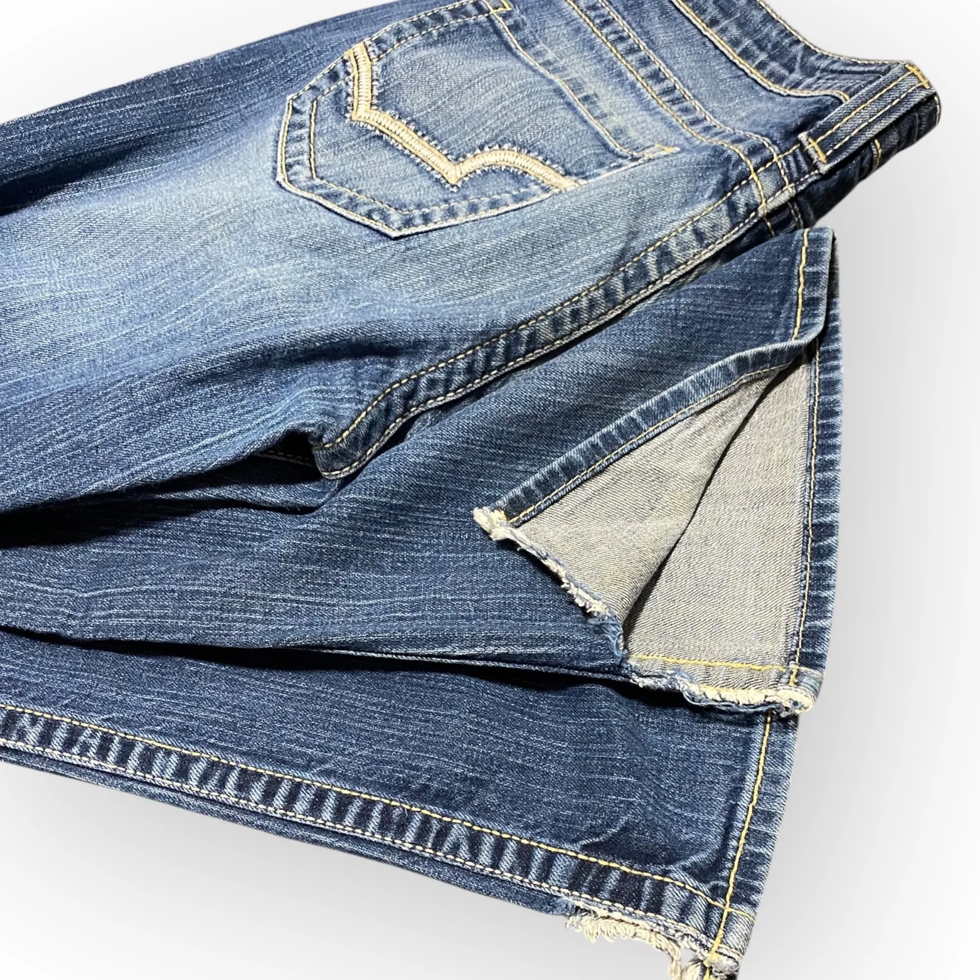 Big Star Remy Low Rise Medium Wash Jeans Women’s Size 29L Excellent Y2K - Image 9