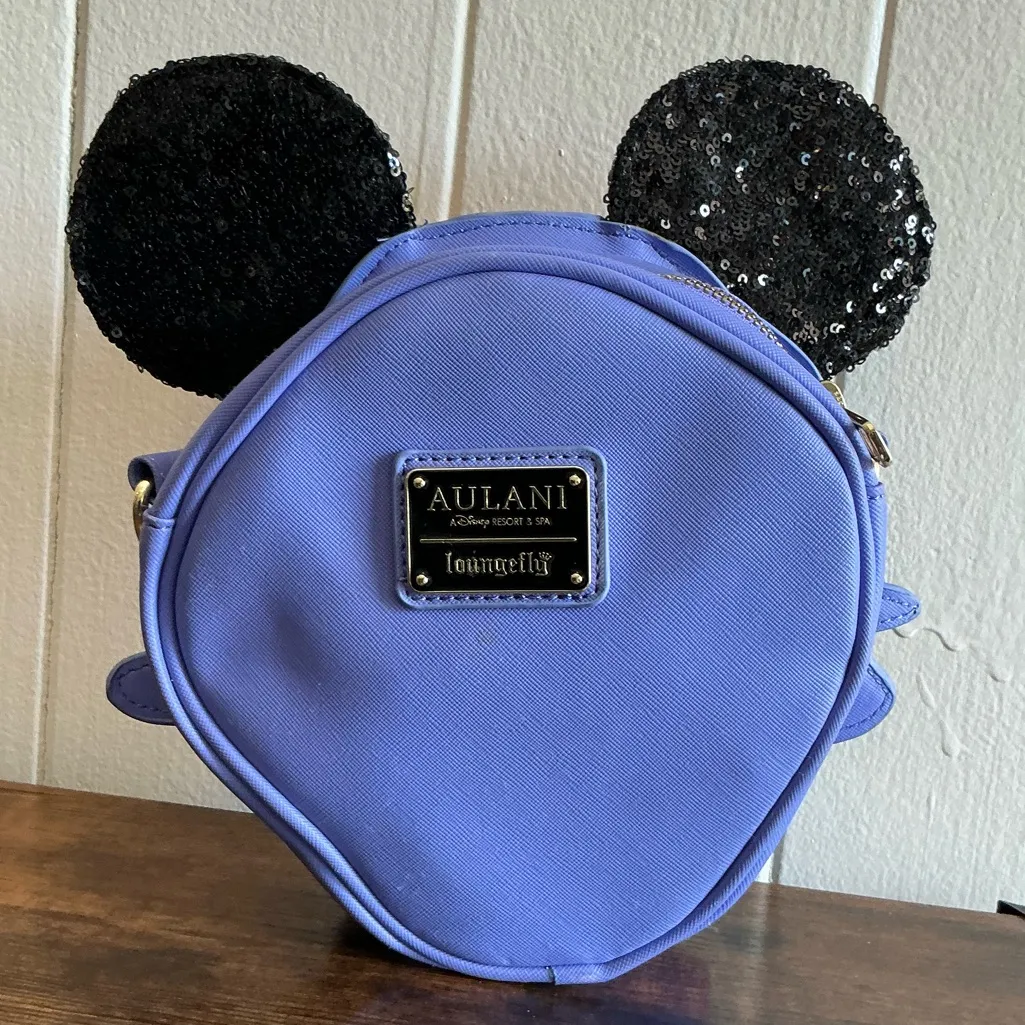 HTF Rare Modern Vintage Disney x Loungefly Aulani Mickey Shave Ice Crossbody - Image 4