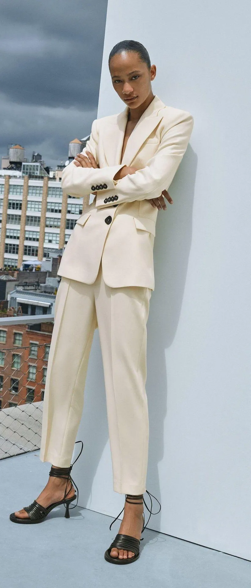 ZARA cream tailored blazer jacket nwt - Image 7