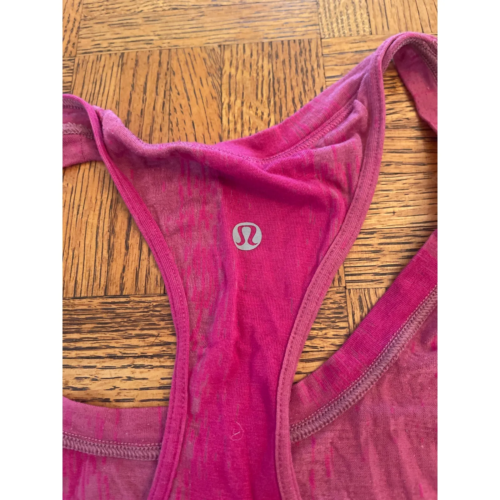 Lululemon Burn out racerback tank pink Small - Image 3