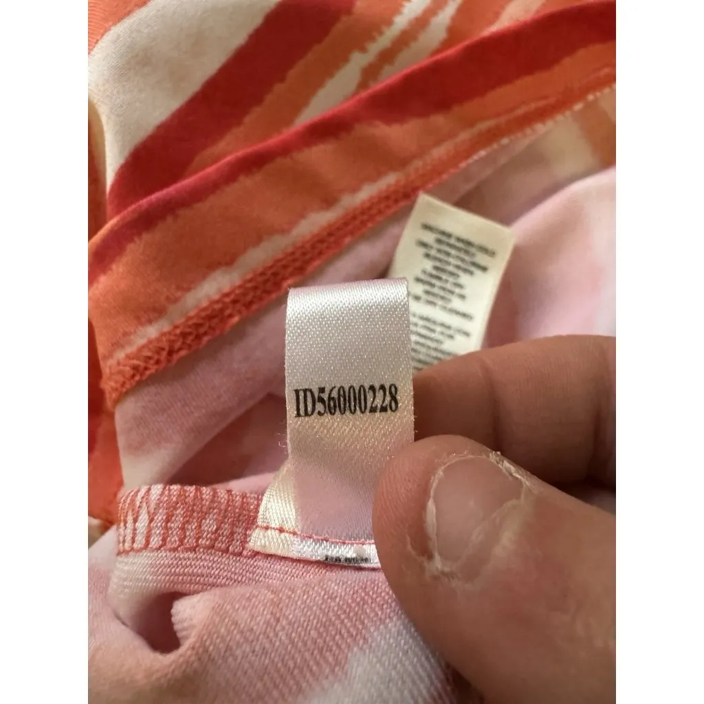 Chicos Zenergy Golf Polo Shirt Women Size 0 Short Sleeve Stretch Buttons Active Orange - Image 10