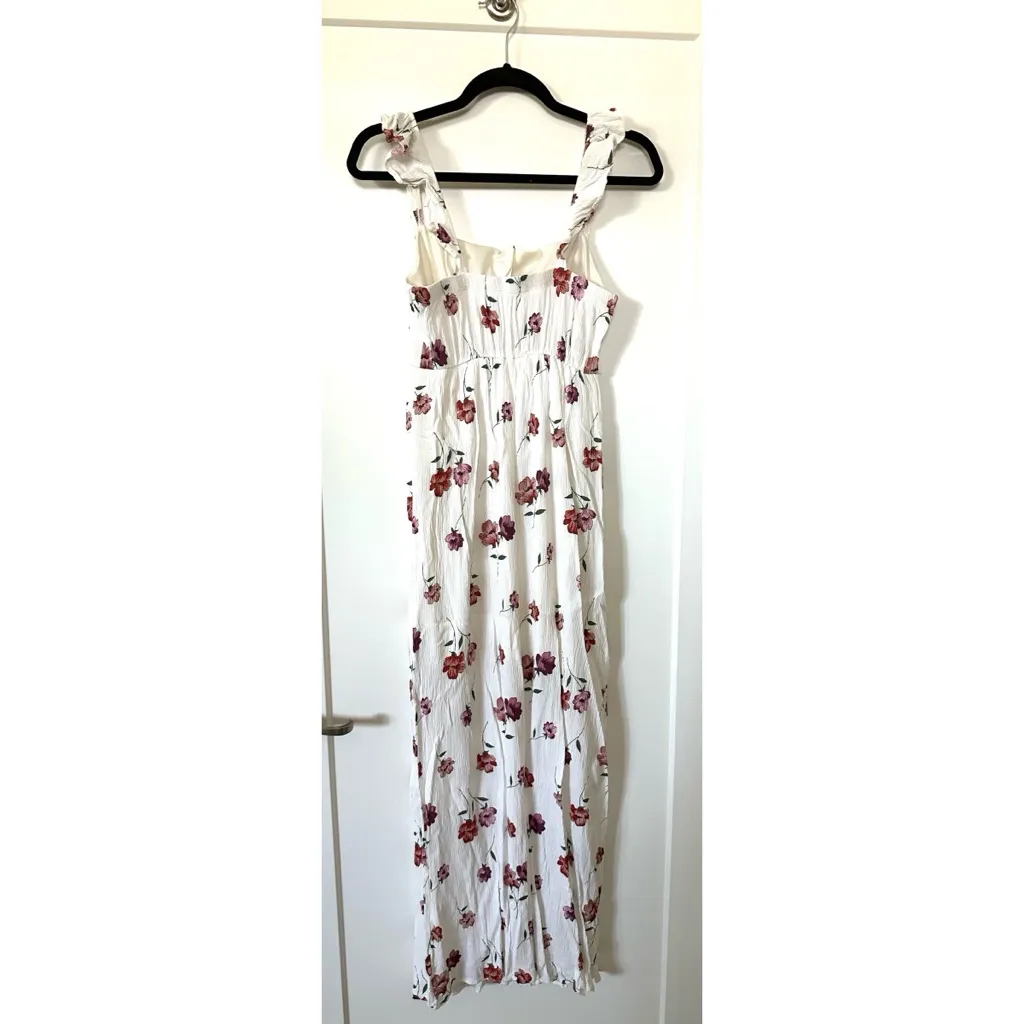 Sage the Label White Floral Maxi Dress - Image 4
