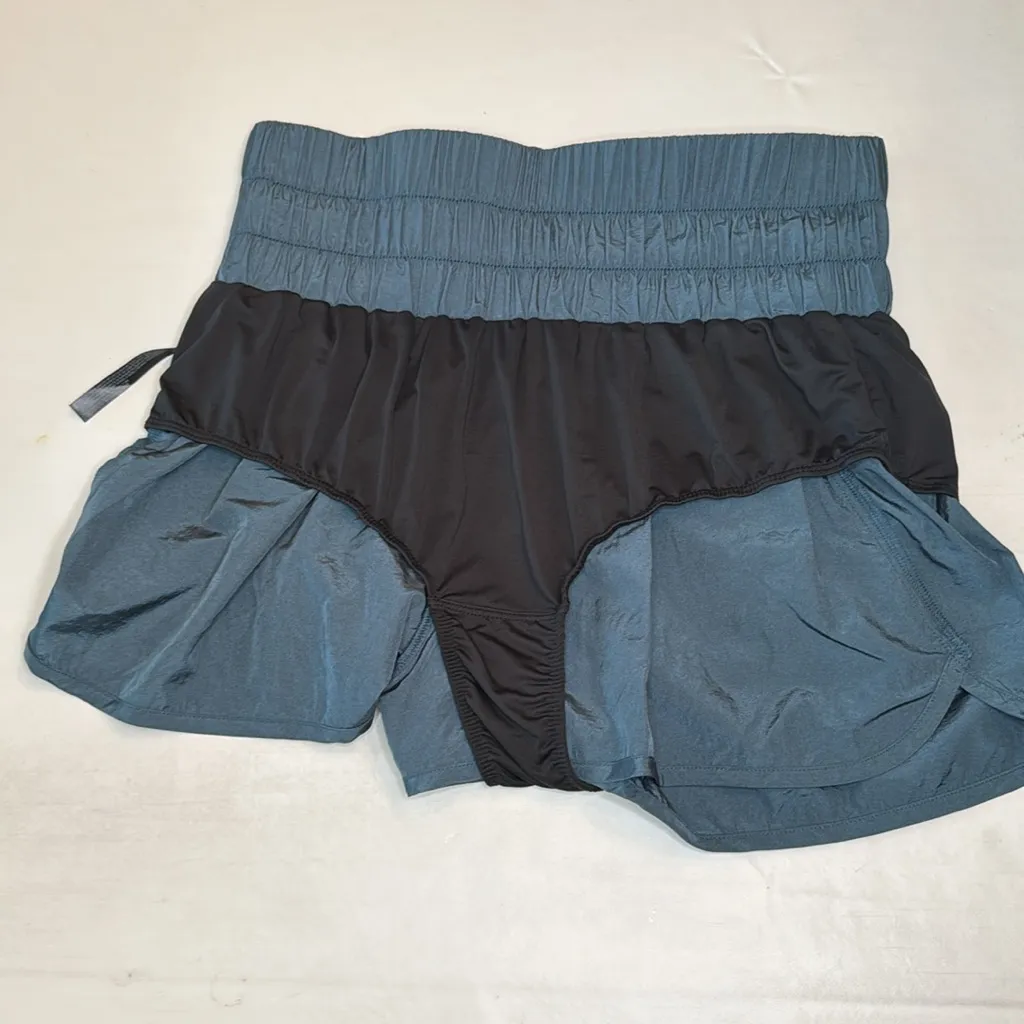 Free People Movement The Way Home Shorts, Size XL, NWT Blue - Image 8