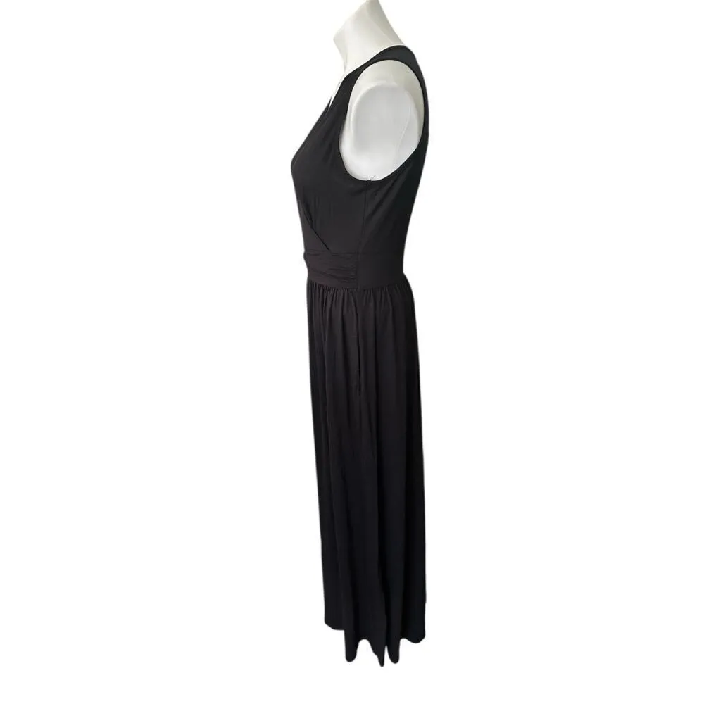 Lilbetter Deep V Loose Plain Dress Black M NWT Size M - Image 7