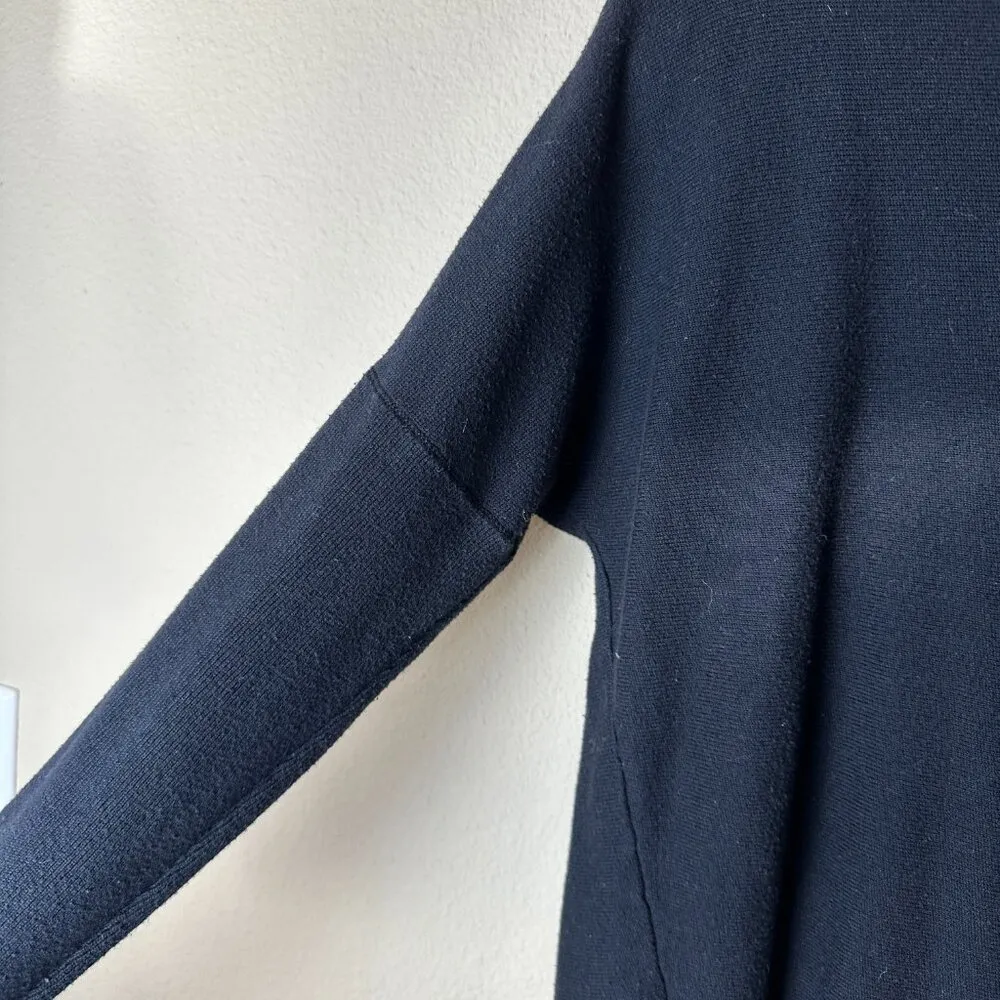 NORDSTROM Caslon Drape Neck Cotton Blend Knit Sweater - size medium - Image 7