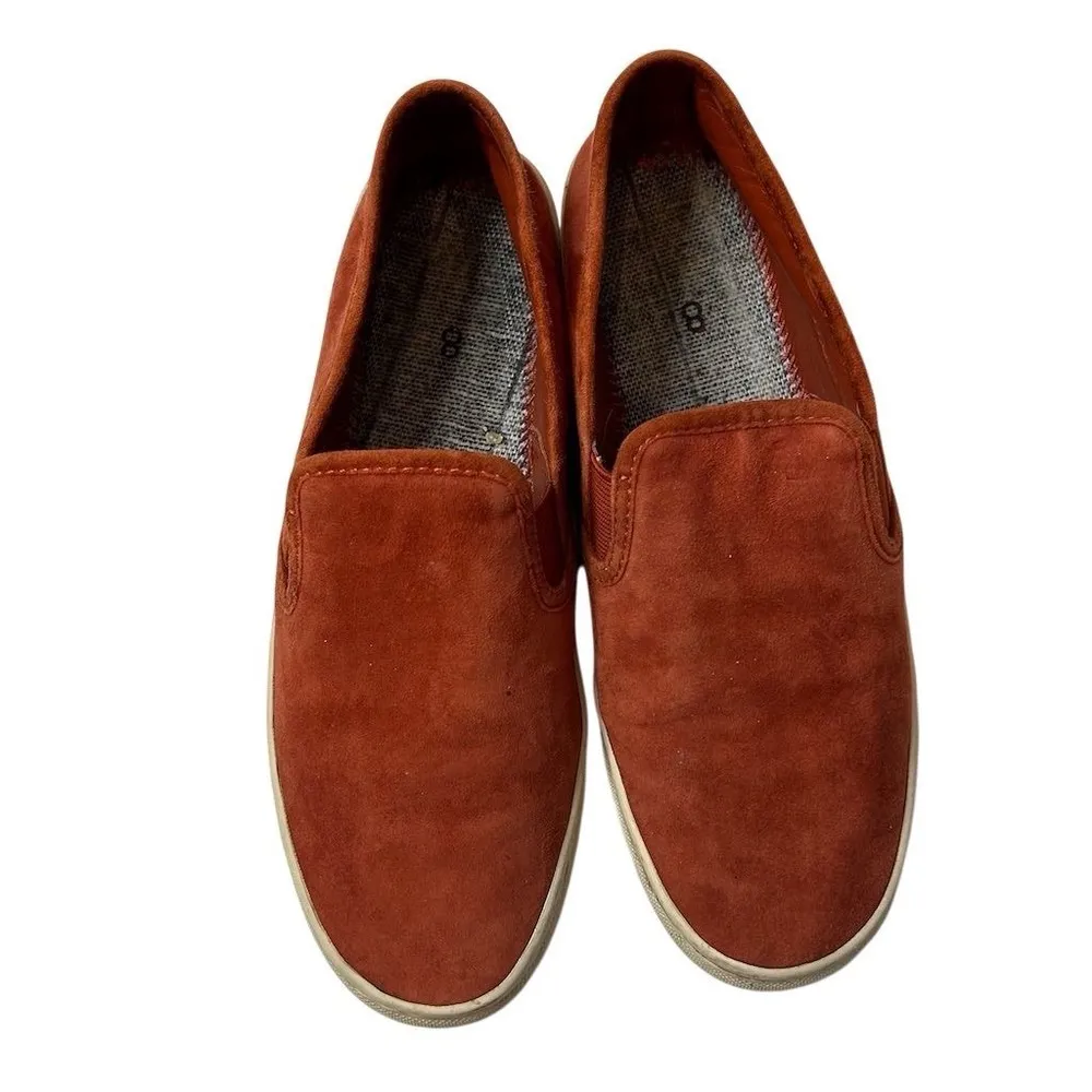 Tory Burch Women's Suede Slip-On Sneakers Red Size 8 Casual Shoes - Image 3