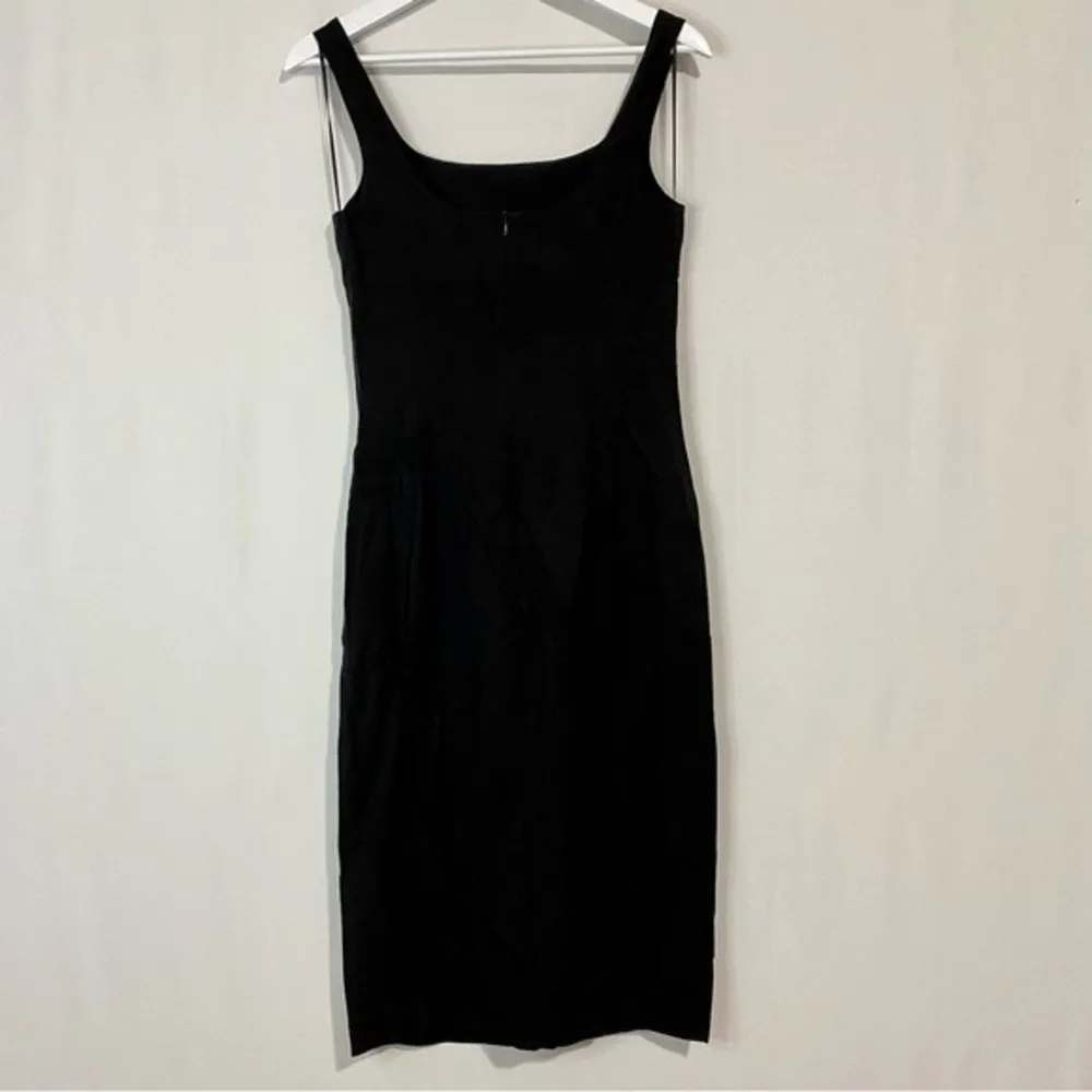 Cooper St Women’s Follow Me Sleeveless Linen Blend Midi Sheath Dress Black NWOT Size 2 - Image 13
