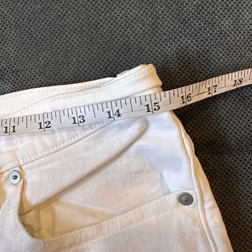 Madewell‎ The High-Rise Slim Boyjean Boyfriend Jeans in Tile White Size 27” - Image 8