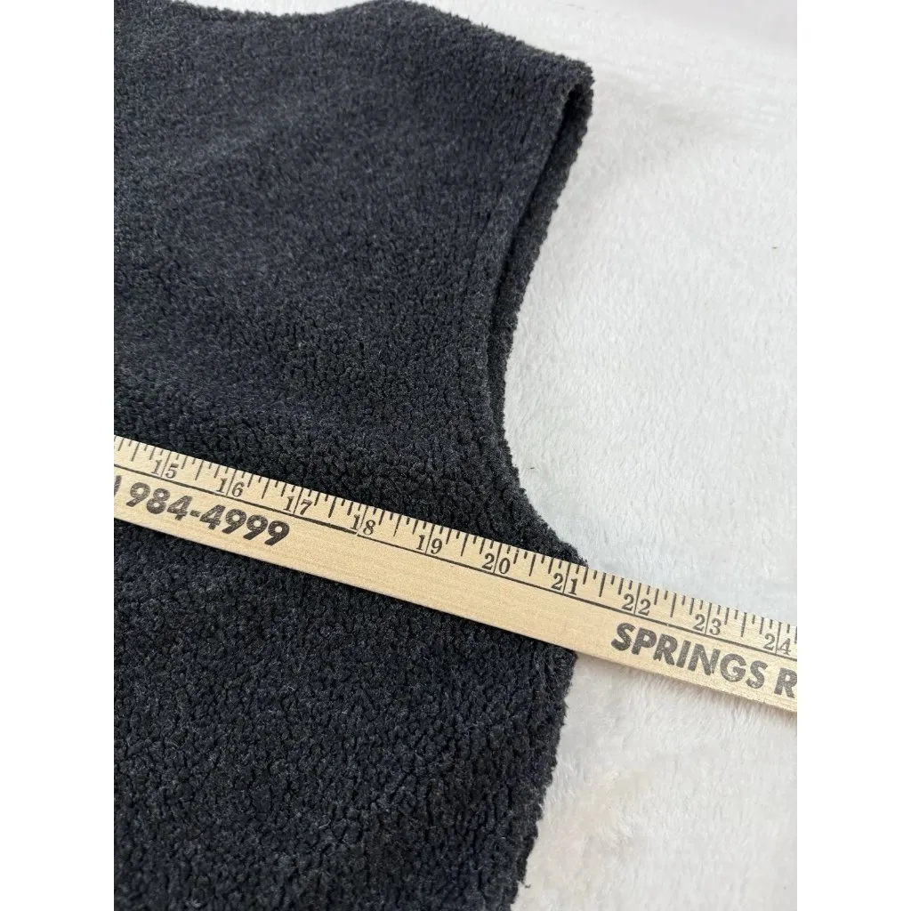 Vintage Kelly Sport Yukon Fleece Vest Women’s Medium Gray Zip Up Made in Canada - Image 9