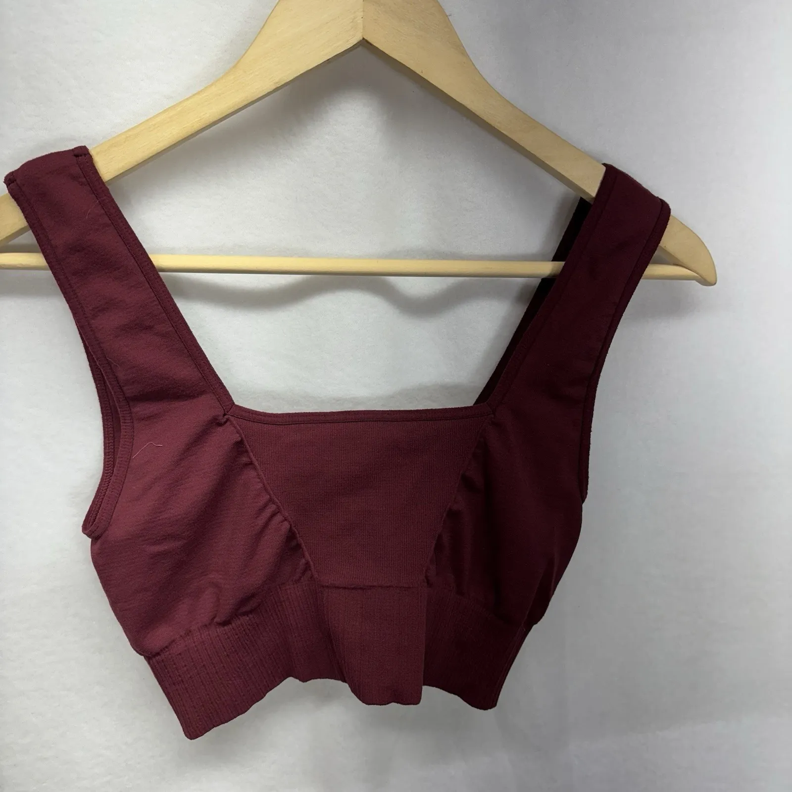 Free People Movement Women's M/L Washed Pink Sleeveless Hot Shot Cropped Tank Size L - Image 5