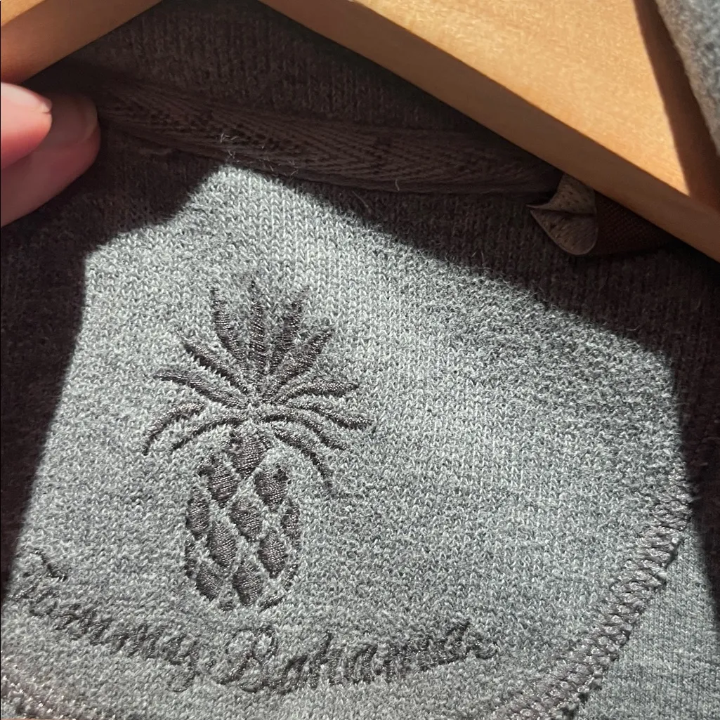 Tommy Bahama  Women’s Zip Up Sweatshirt Jacket Gray Size Small - Image 5