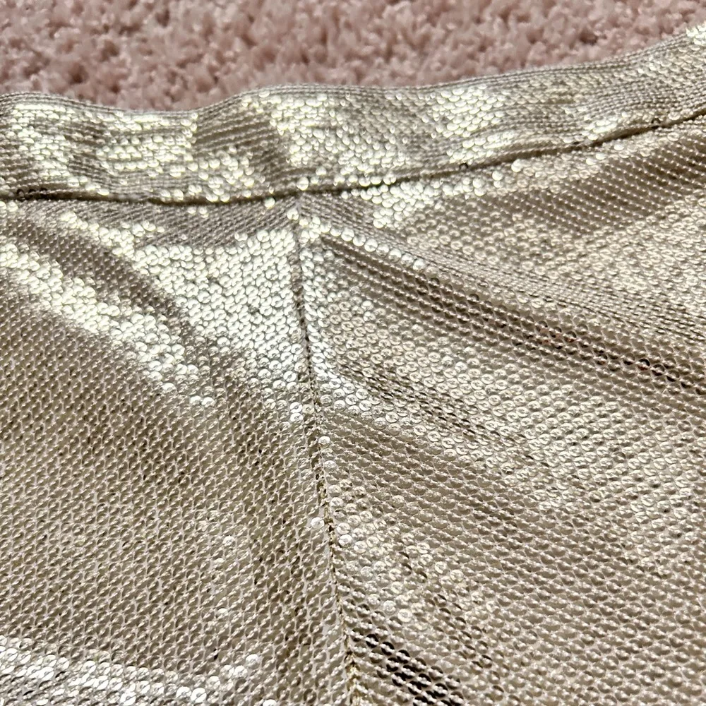 Zara Champaign gold midi skirt. M - Image 10